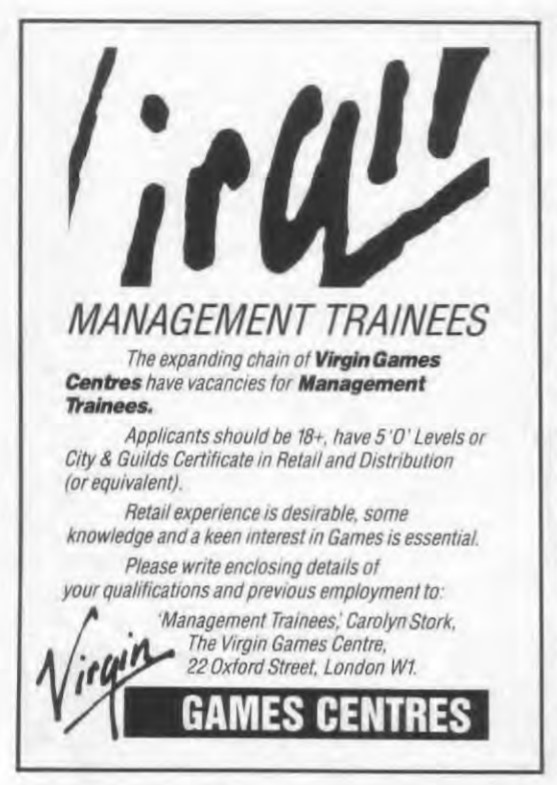 Games Centre WD69 Sep 1985