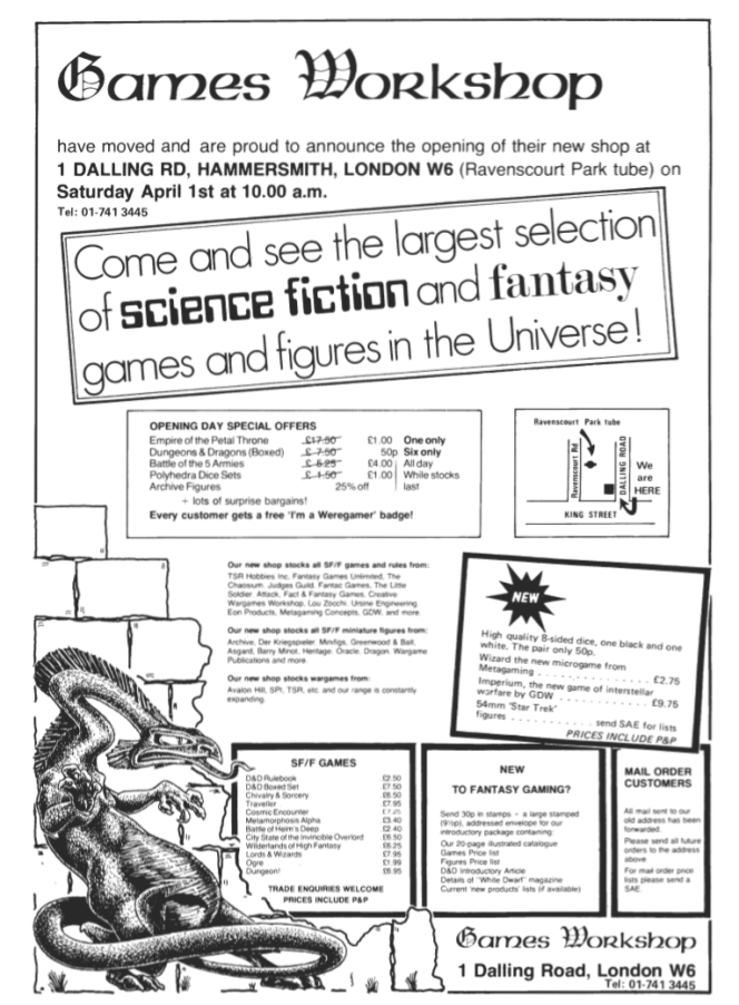 Games Workshop WD6 April May 1978