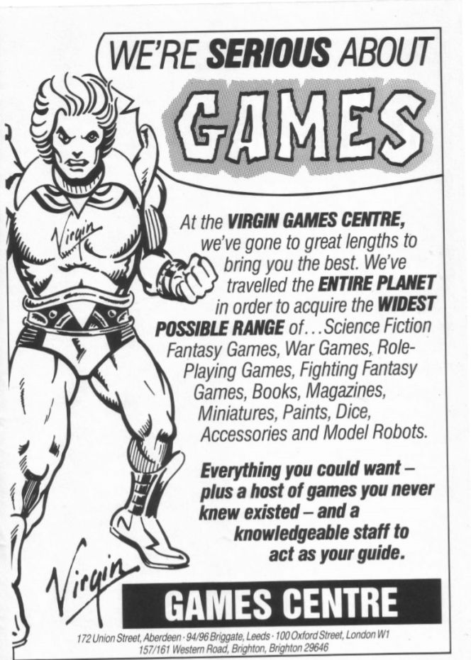 Virgin Games WD74 December 1985