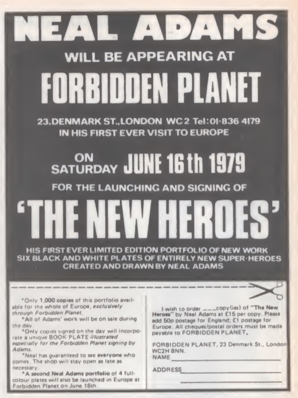 02 Forbidden Planet Neil Adams SB9 1979