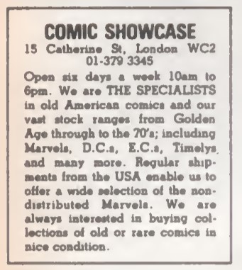 Comic Showcase SB36 1981