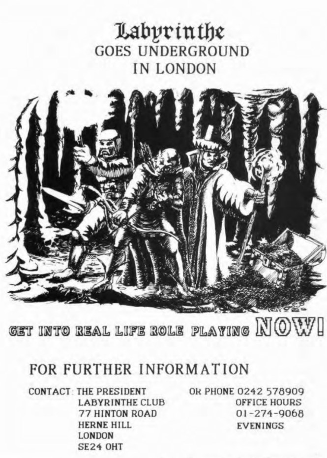 Labyrinthe WD76 April 1986