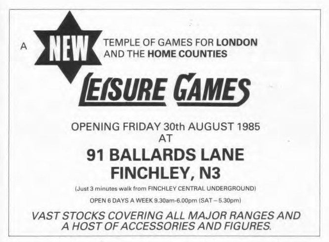 Leisure Games WD69 Sep 1985