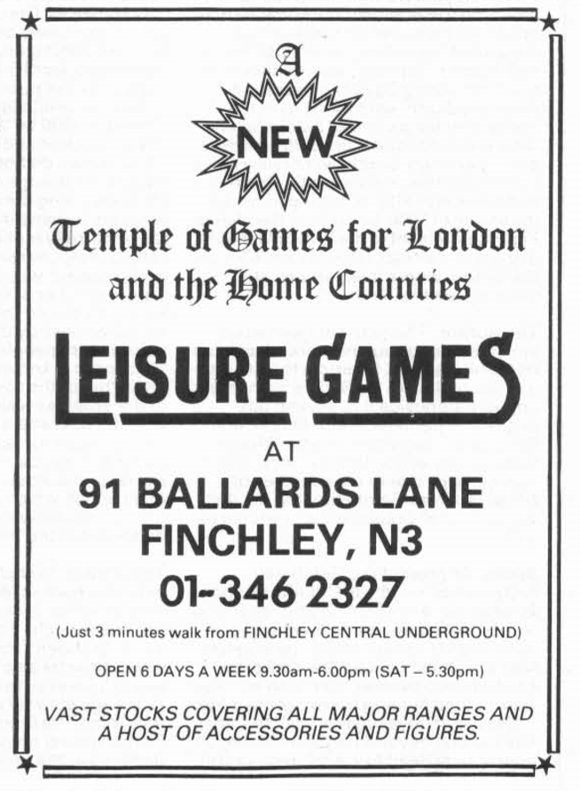 Leisure Games WD74 December 1985