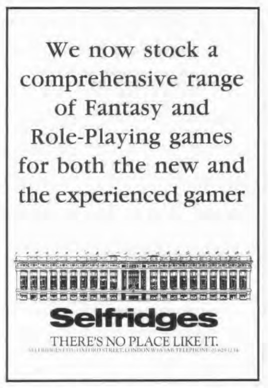 Selfridges WD81 Sep 1986
